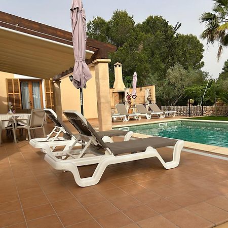 Finca rústica con piscina Cas Padrins de Campos Campos (Mallorca) Exterior foto