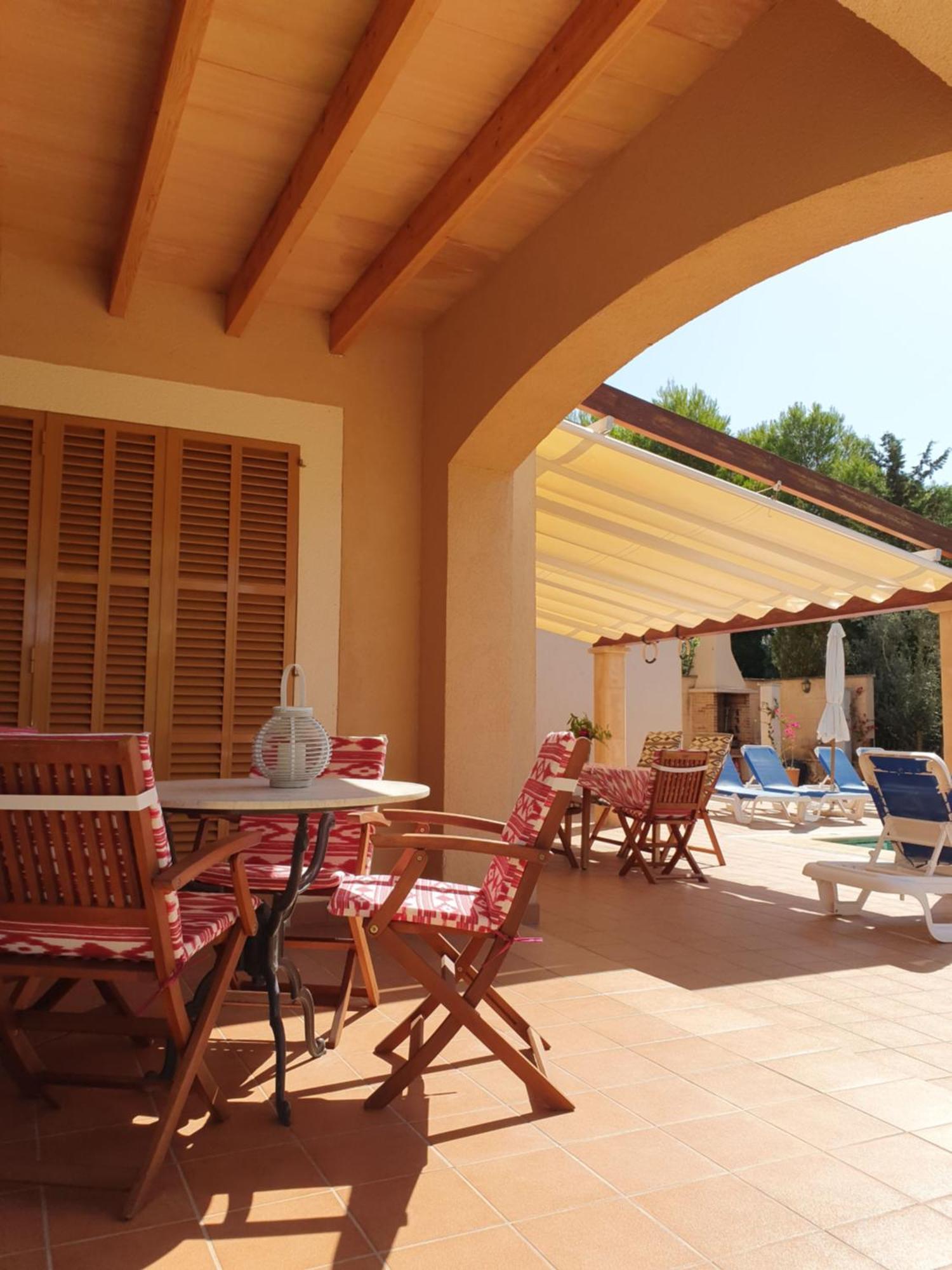 Finca rústica con piscina Cas Padrins de Campos Campos (Mallorca) Exterior foto