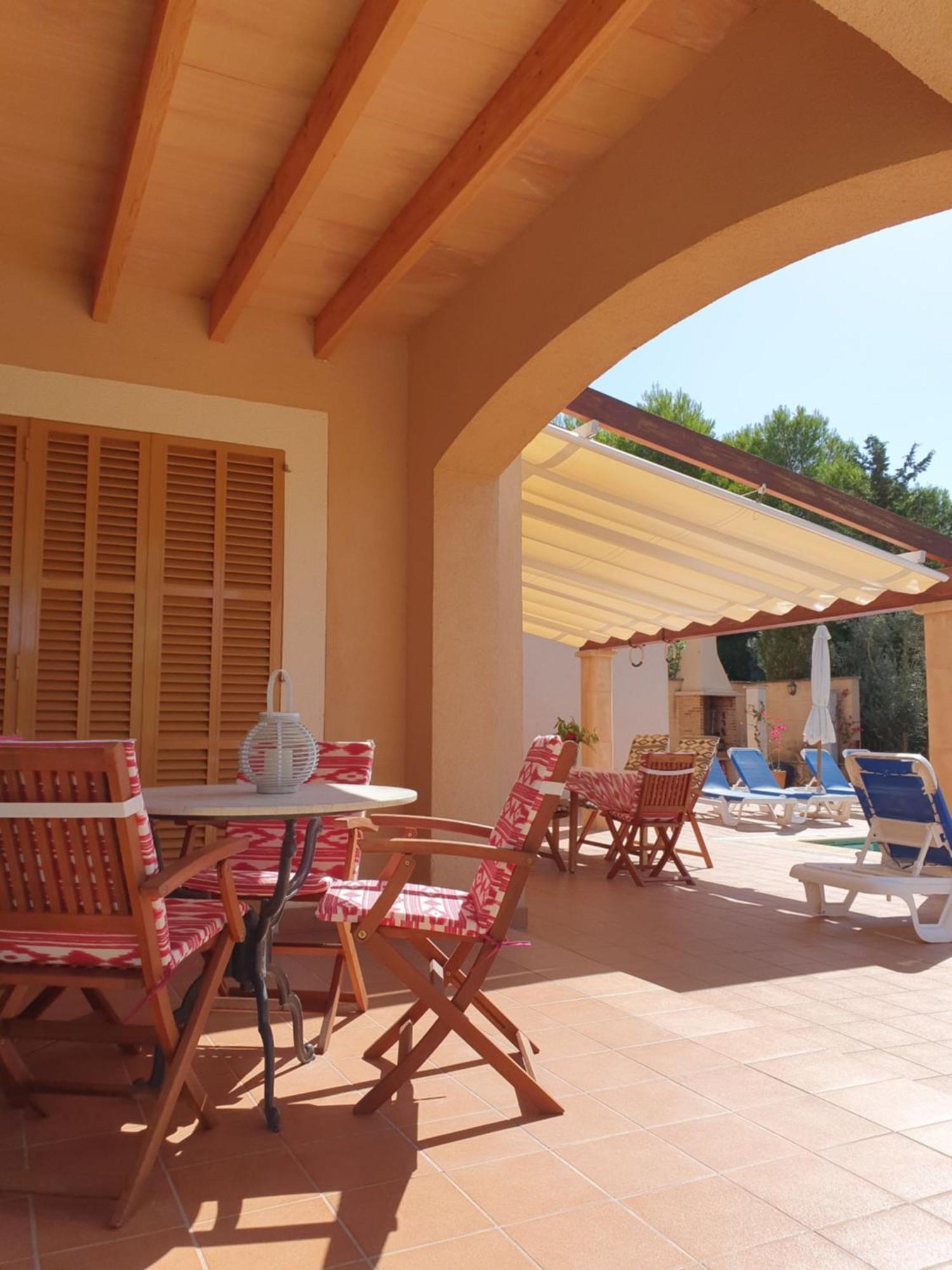 Finca rústica con piscina Cas Padrins de Campos Campos (Mallorca) Exterior foto