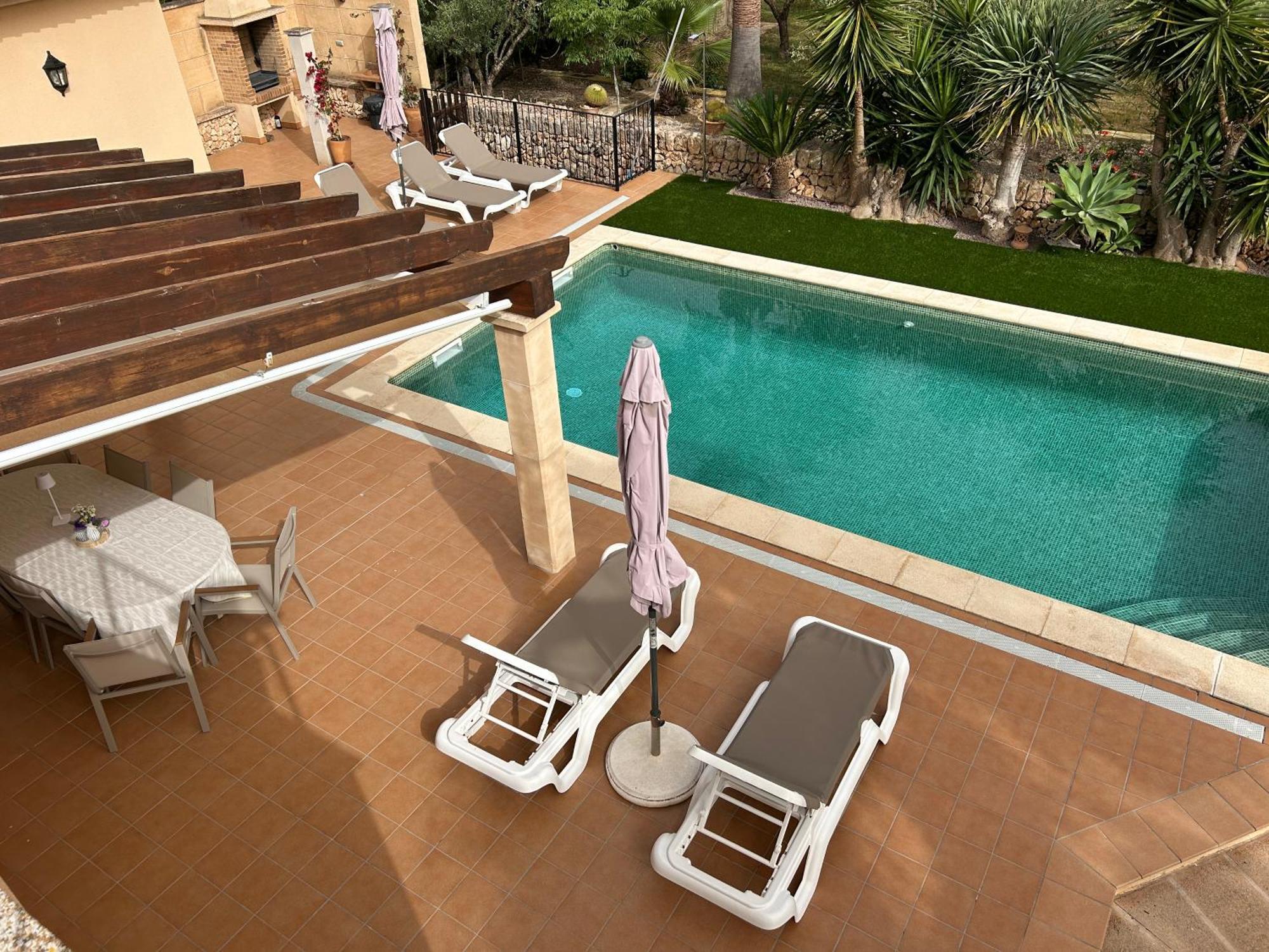 Finca rústica con piscina Cas Padrins de Campos Campos (Mallorca) Exterior foto